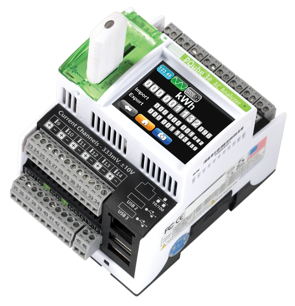 Analizator jakości energii PQube3e